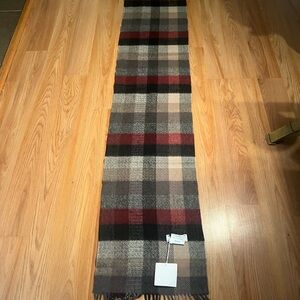 Via Condotti Checkered Wool Accessory